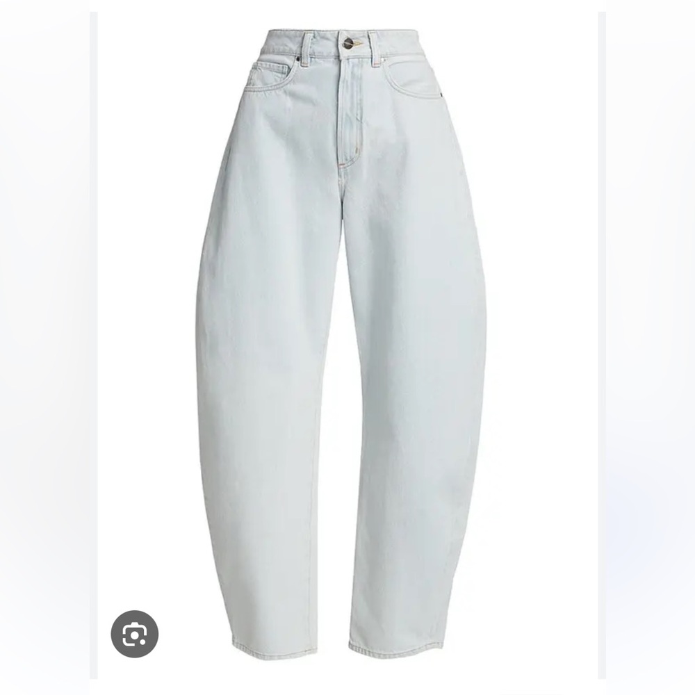 Goldsign Light Wash Wide Leg Jeans